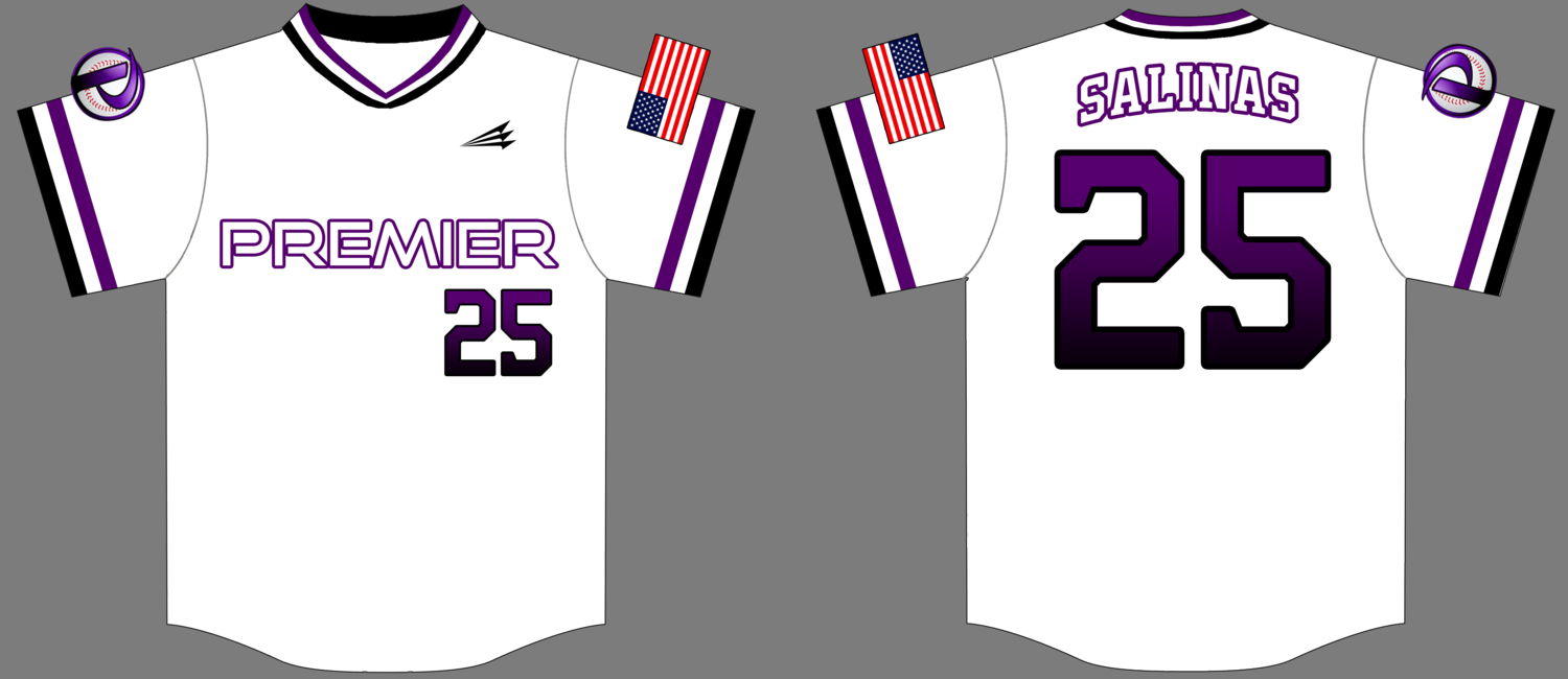 Premier Baseball Club Custom Baseball Jersey Design #5D