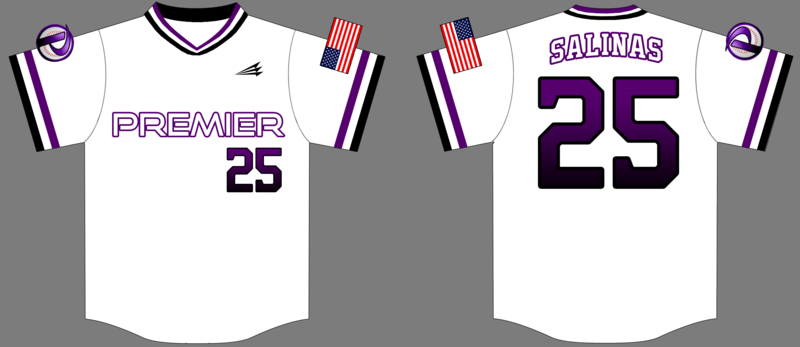Premier Baseball Club Custom Baseball Jersey Design #5D