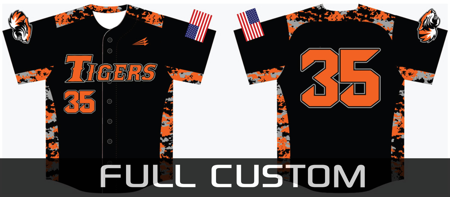New Richmond Tigers Custom Baseball Jersey #3c