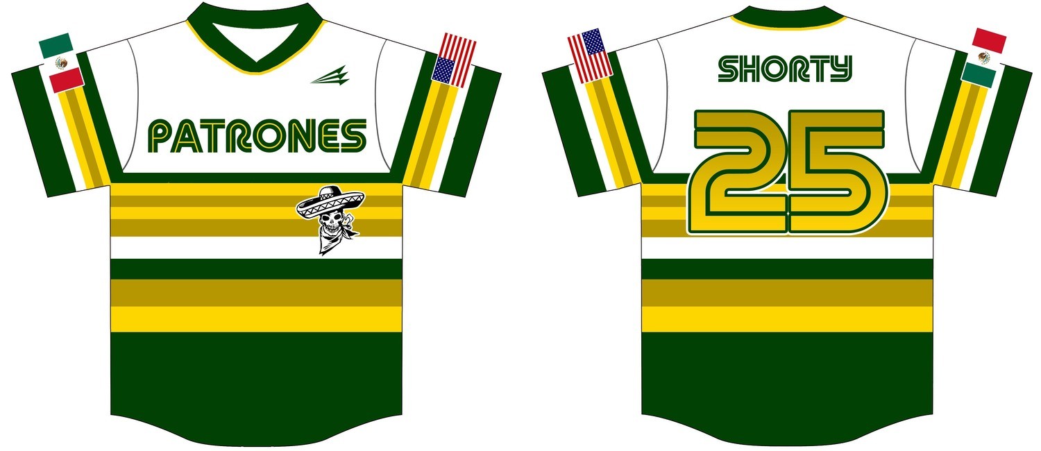 Patrones Custom Baseball Jersey #6