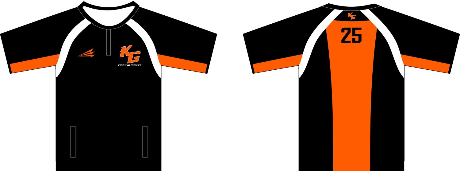 Kahului Giants Baseball Hardshell Clutch Cage Jacket