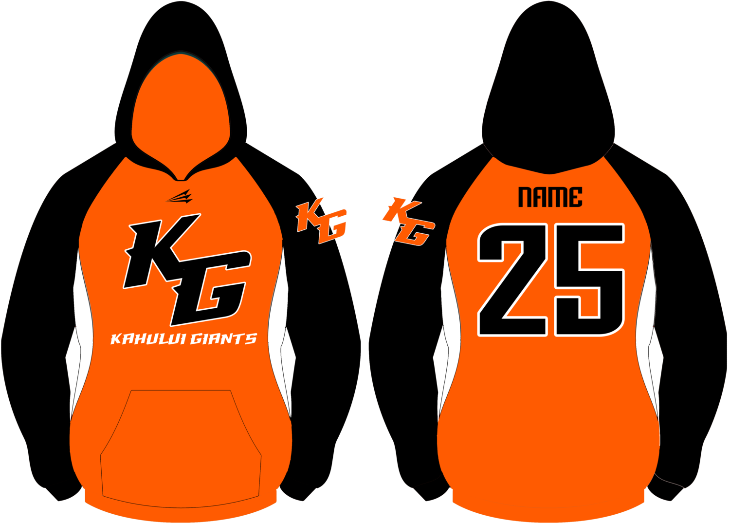 Kahului Giants Baseball Vulcan Winterproof Hoodie
