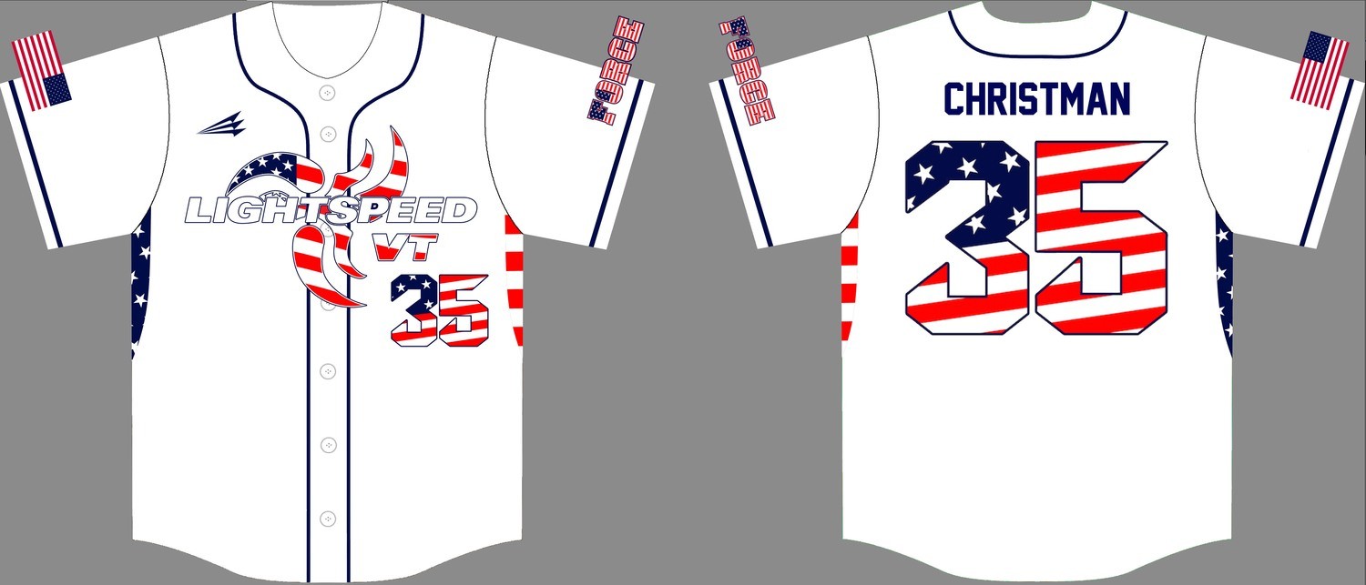 Las Vegas Force Custom Baseball Jersey Design #1