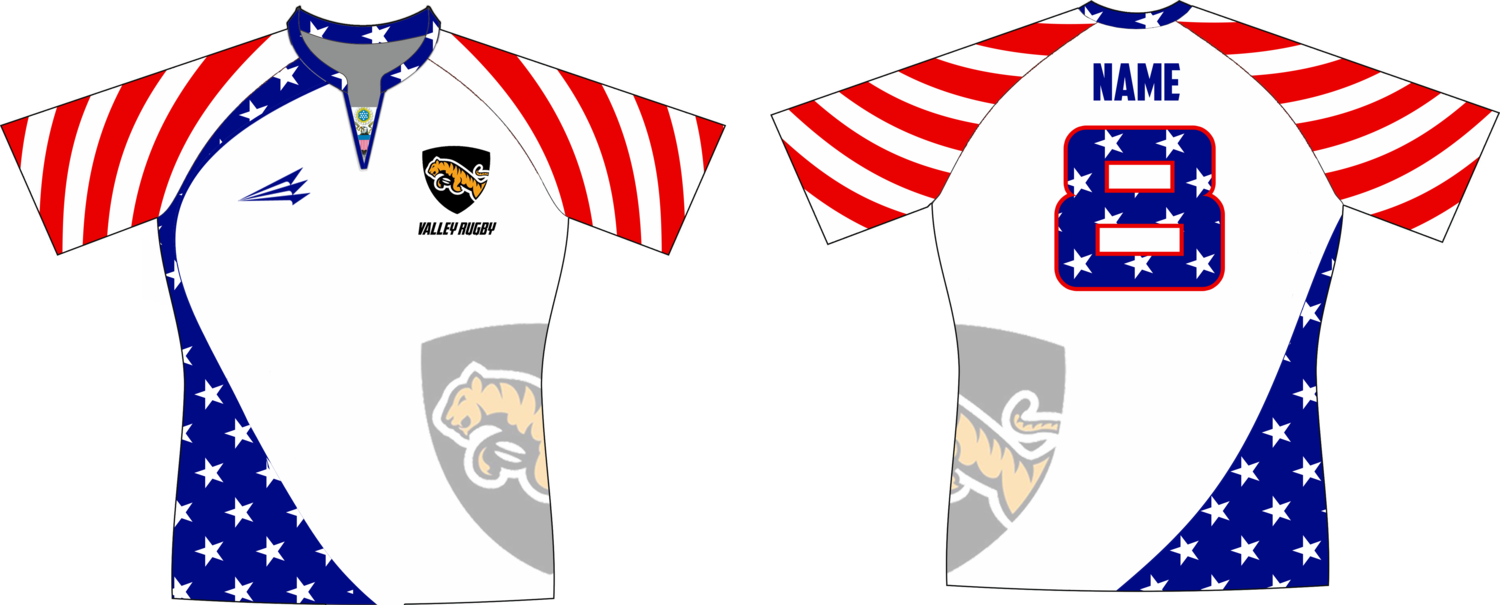 Valley HS Patriotic Rugby Jersey