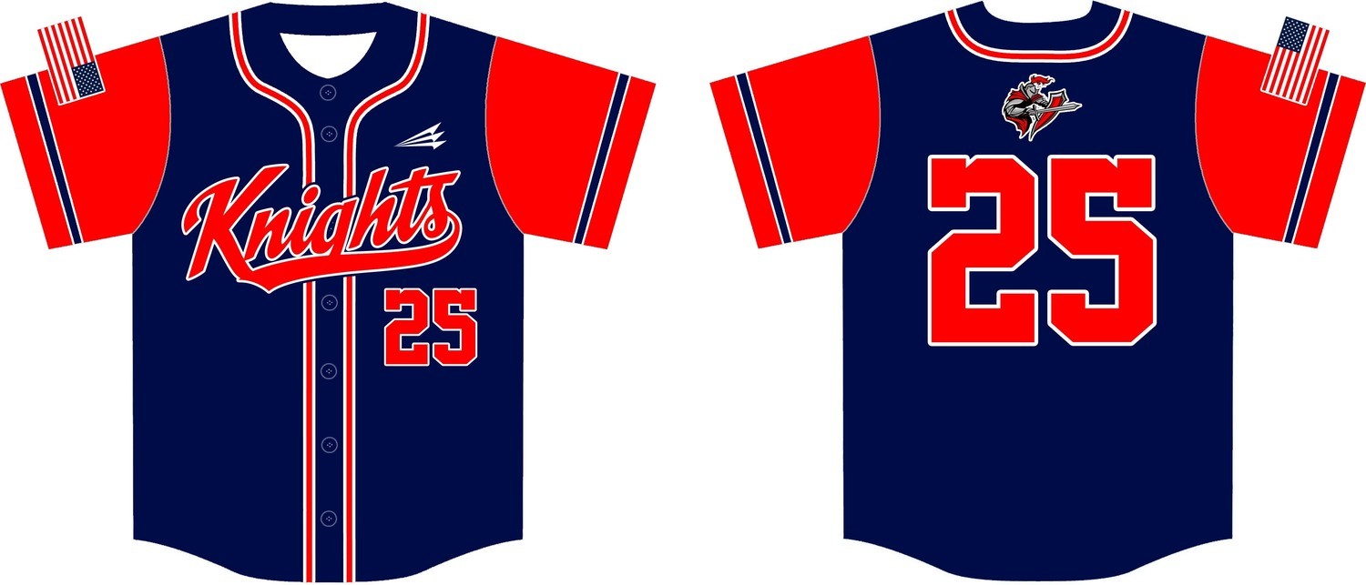 Fresno Knights Custom Baseball Jersey #3E