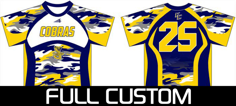 KC Cobras Baseball Custom Jersey Design #2