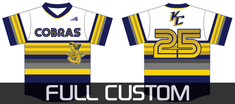 KC Cobras Baseball Custom Jersey Design #1