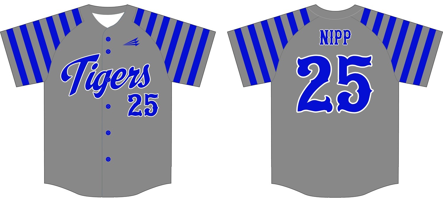 Newberg Tigers Custom Baseball Jersey 3