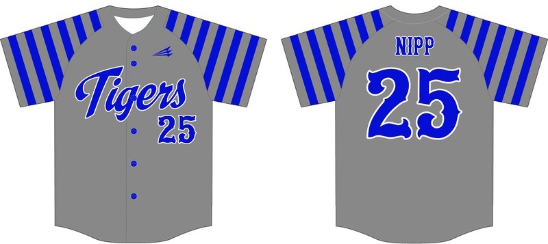 Newberg Tigers Custom Baseball Jersey 3