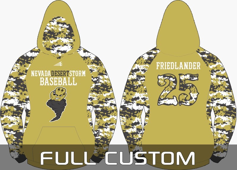 Nevada Desert Storm Baseball Vulcan Winterproof Hoodie