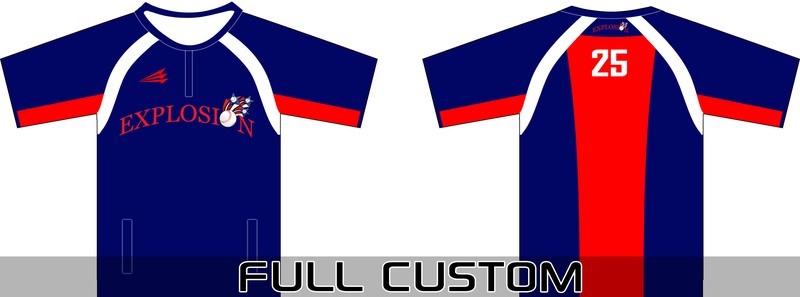 New Jersey Explosion Baseball Clutch Cage Jacket (Navy)
