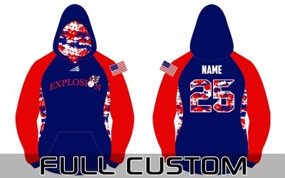 New Jersey Explosion Baseball Vulcan Sublimated Hoodie