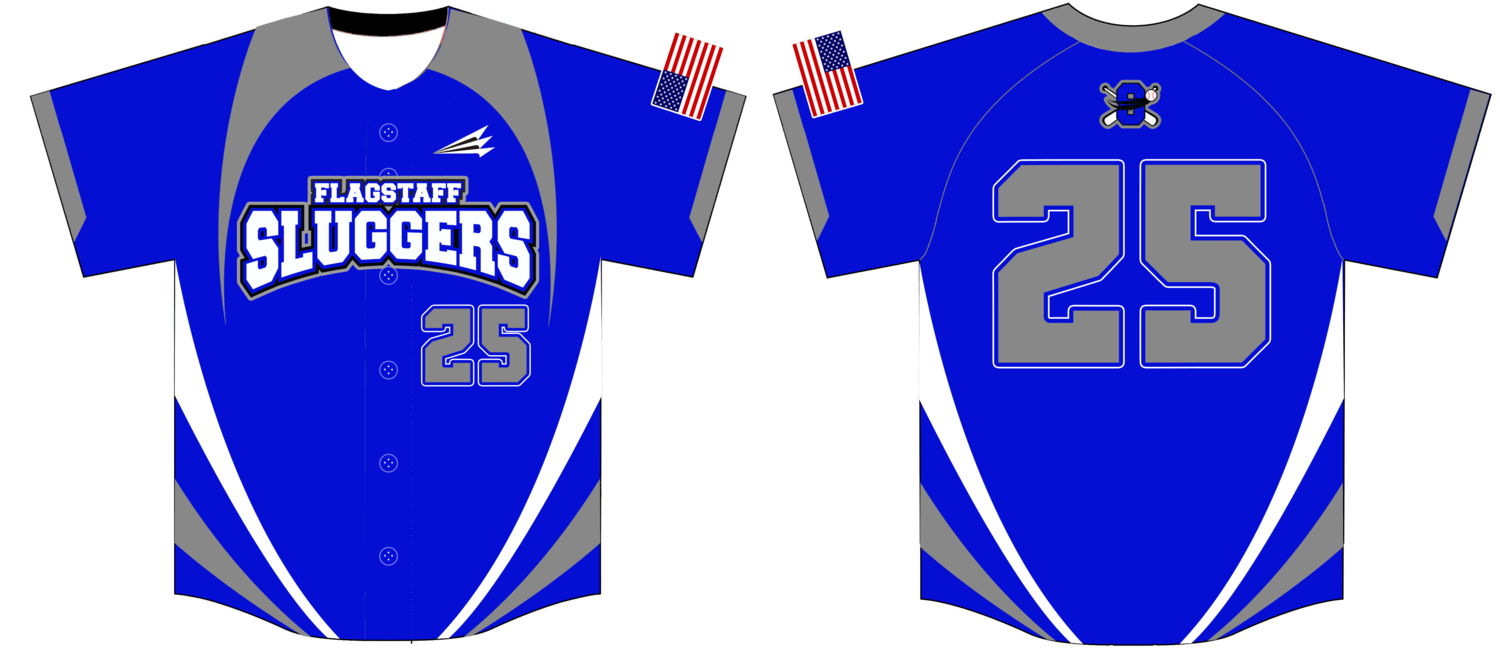 Flagstaff Sluggers Custom Baseball Jersey #2B