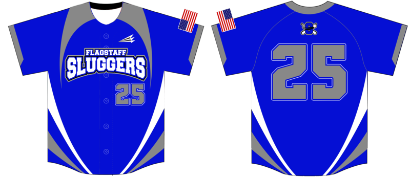 Flagstaff Sluggers Custom Baseball Jersey #2B
