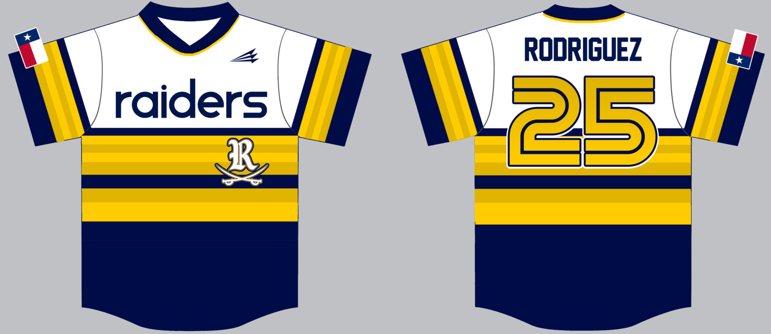 Texas Raiders Baseball Jersey D5