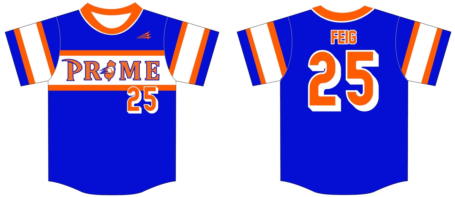 NJ Prime Custom Baseball Jersey 1B