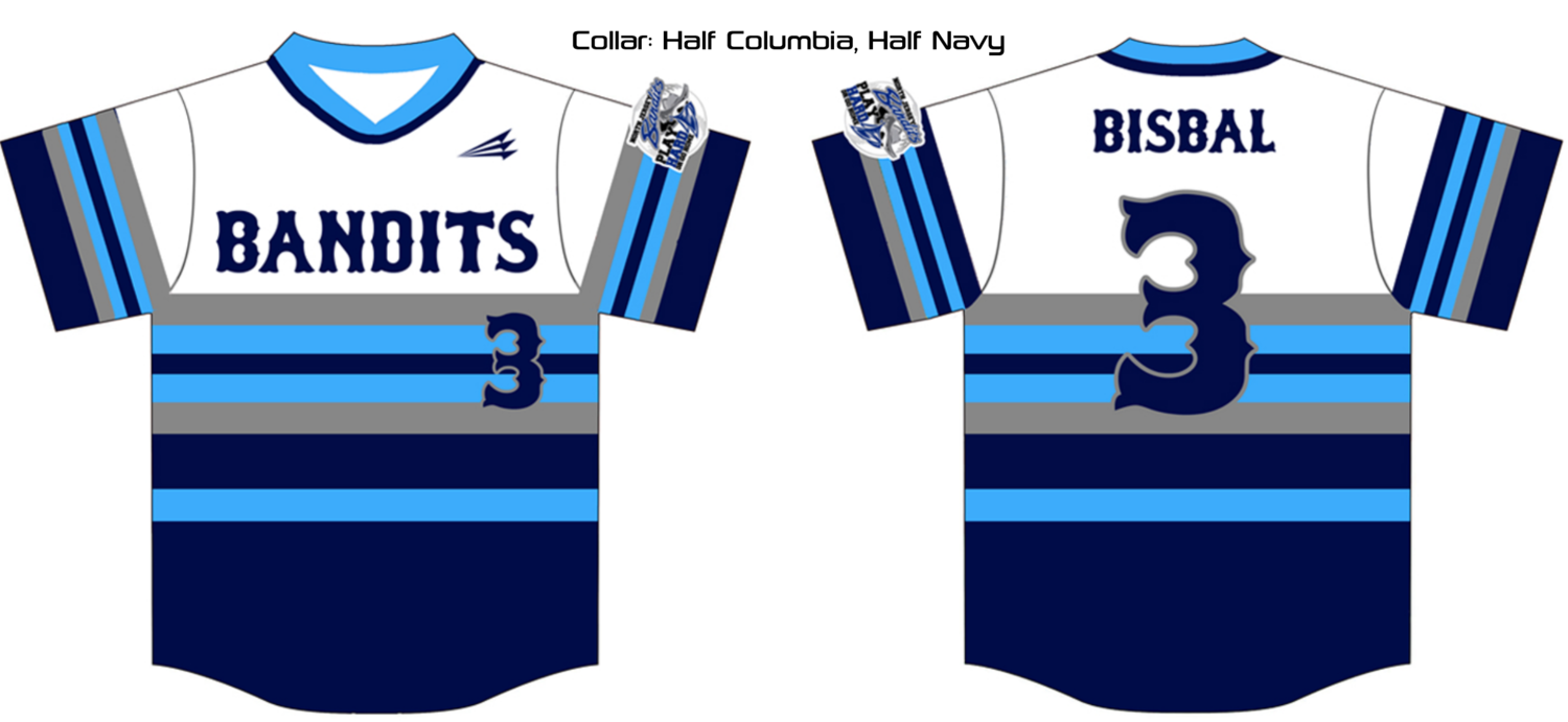 North Jersey Bandits Custom Baseball Jersey #2 (NanoDri)