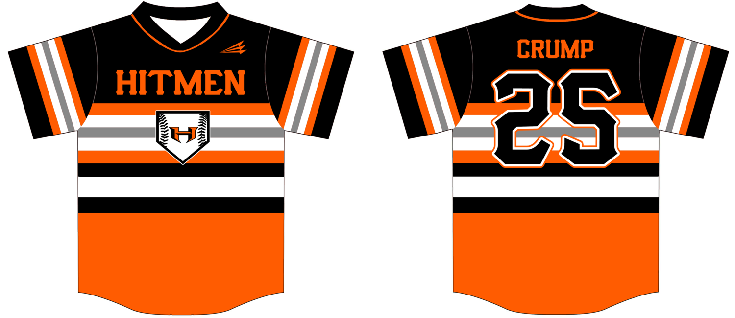 Hitmen (Crump) Custom Baseball Jersey D5