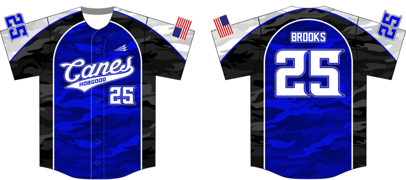 Hobgood Canes 8u Custom Baseball Jersey #Canes4
