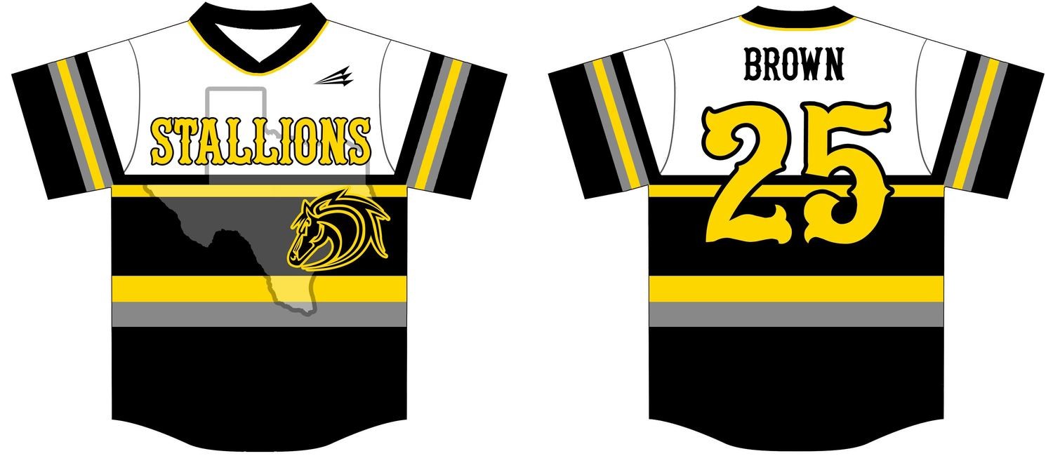 Stallions Baseball Custom Baseball Jersey #3