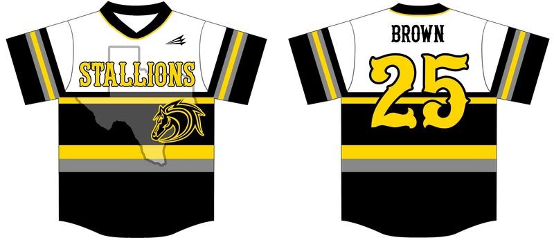 Stallions Baseball Custom Baseball Jersey #3