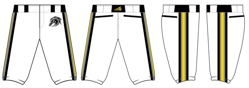 Stallions Baseball Custom Baseball Pants #1b