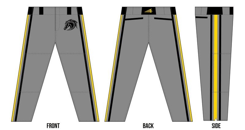 Stallions Baseball Custom Baseball Pants #2a