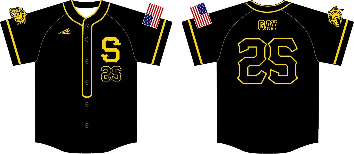 Stallions Baseball Custom Baseball Jersey #2