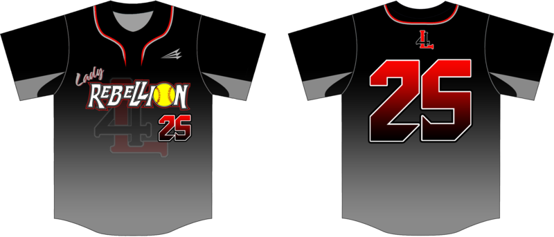 Lady Rebellion Custom Baseball Jersey - D1