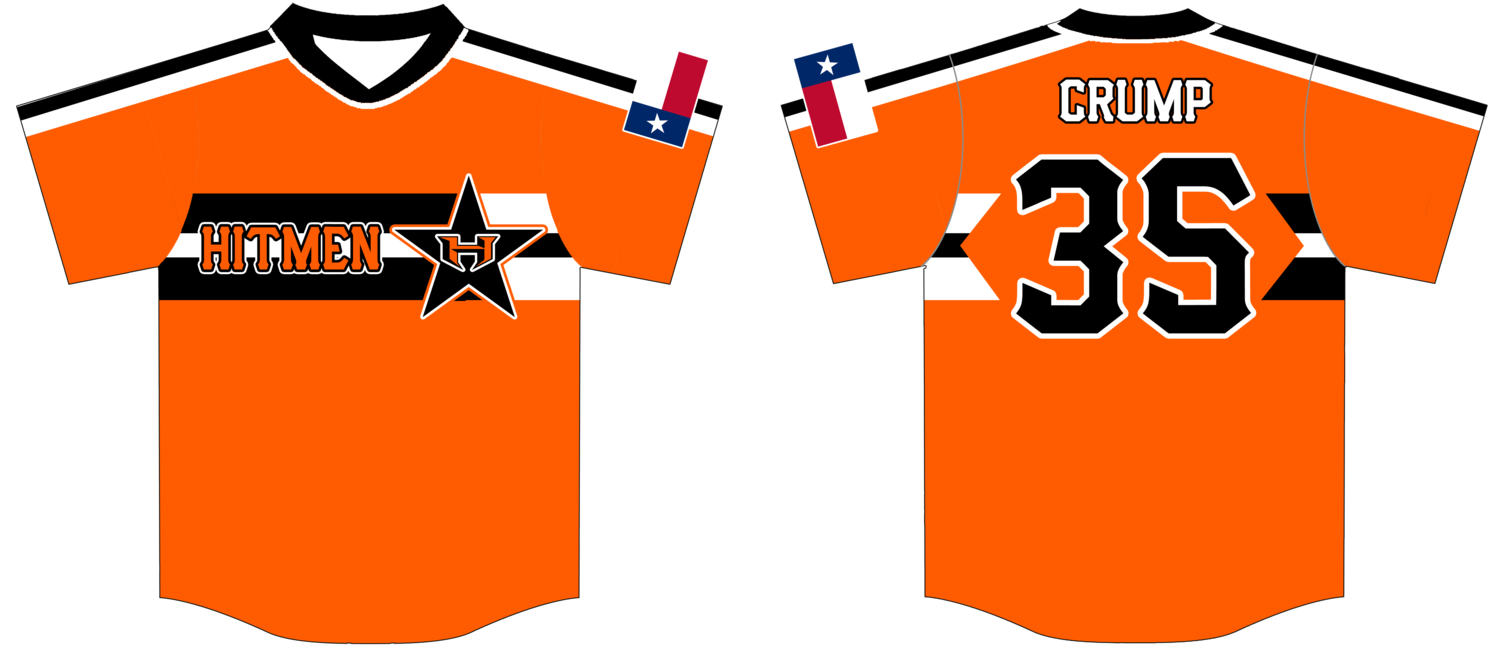 Hitmen (Crump) Custom Baseball Jersey D4e