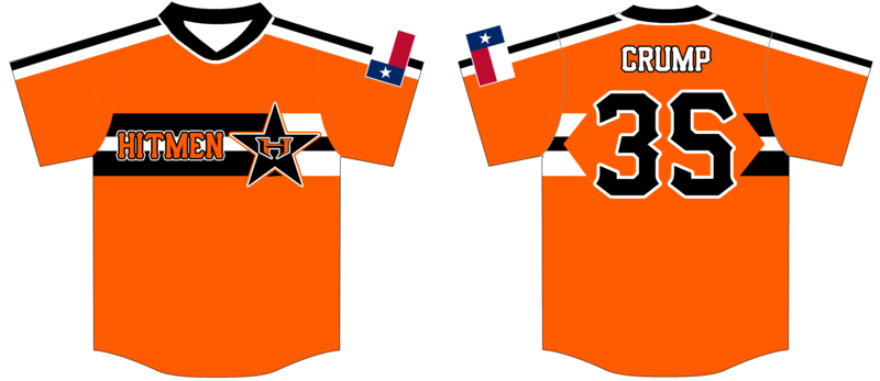 Hitmen (Crump) Custom Baseball Jersey D4e