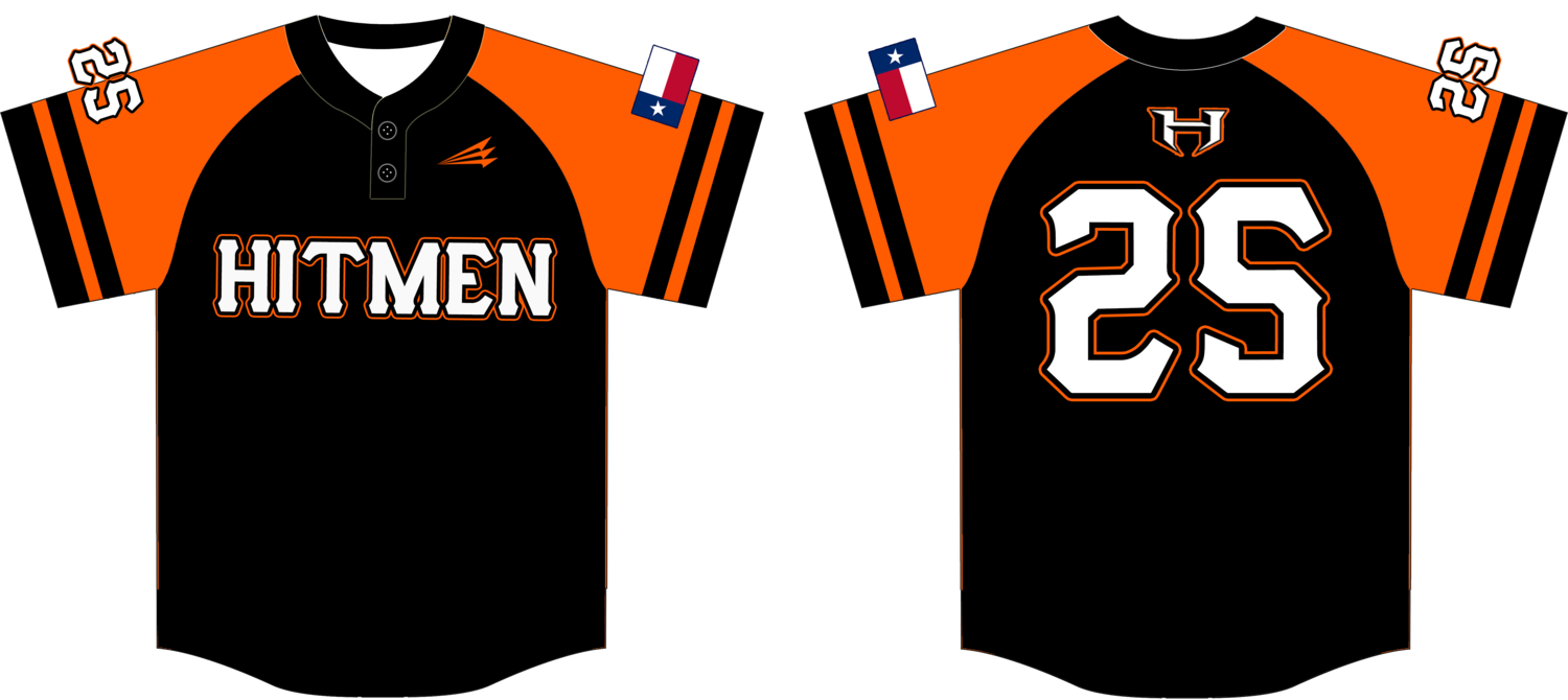 Hitmen (Crump) Custom Baseball Jersey #1d