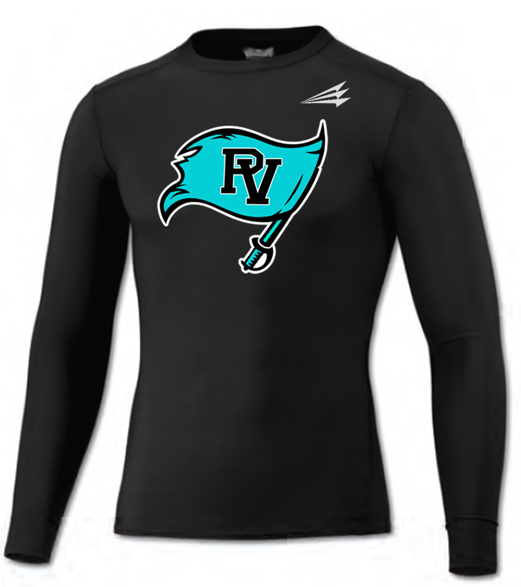 Pleasant Valley Graphic Print Longsleeve Compression (Black)