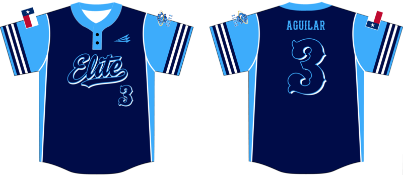 Space City Elite Baseball Custom Game Jersey D1