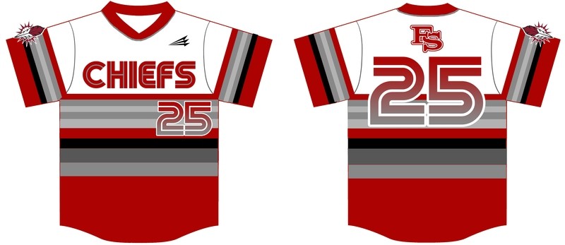 Faulkner State Sun Chiefs CustomBaseball Jersey Design #2C