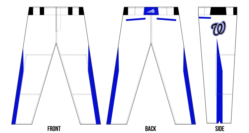 Tennessee Warriors (Allen) Custom Baseball Pants Design #5