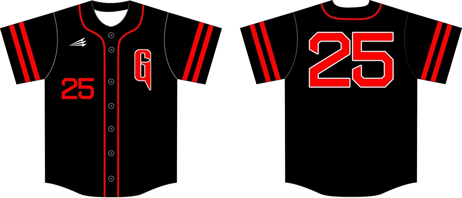 Grind Baseball Custom Baseball Jersey #6