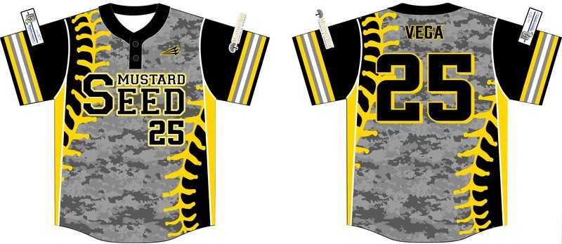 Mustard Seeds Custom Baseball Jersey #2B
