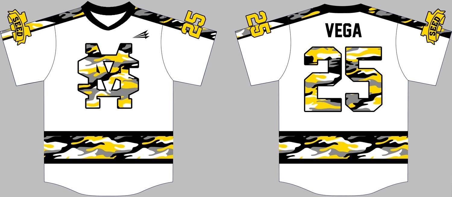 Mustard Seeds Custom Baseball Jersey #1
