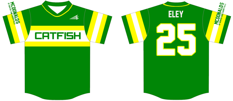 Carolina Catfish Custom Jersey Design #1A