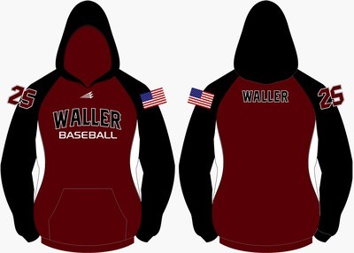 Waller High School Baseball Sublimated Hoodie