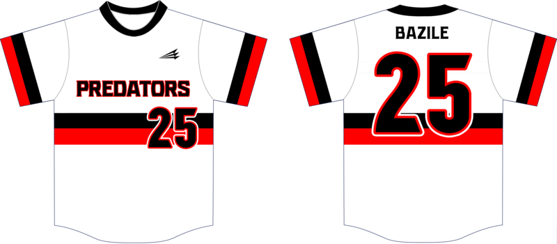 Southern Illinois Predators Custom Baseball Jersey Design #4