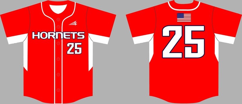 Kingsport Hammond Hornets Baseball Modern Jersey 5a