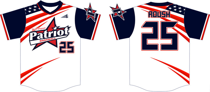 WV Patriots Custom Hexaflex Baseball Jersey #J1B