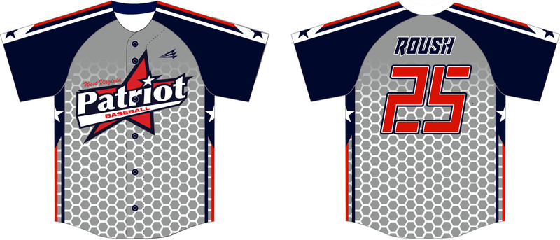 WV Patriots Custom Hexaflex Baseball Jersey #J2