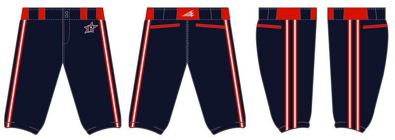 WV Patriots Stacheman Elite Custom Knicker Pants #BP1E