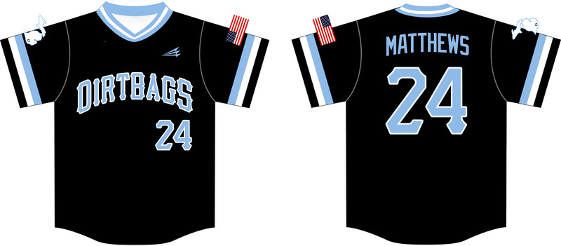 Adrian Dirtbags Custom Hexaflex Baseball Jersey #J8D