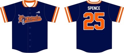 Desperados Custom  Baseball Jersey Design 1A