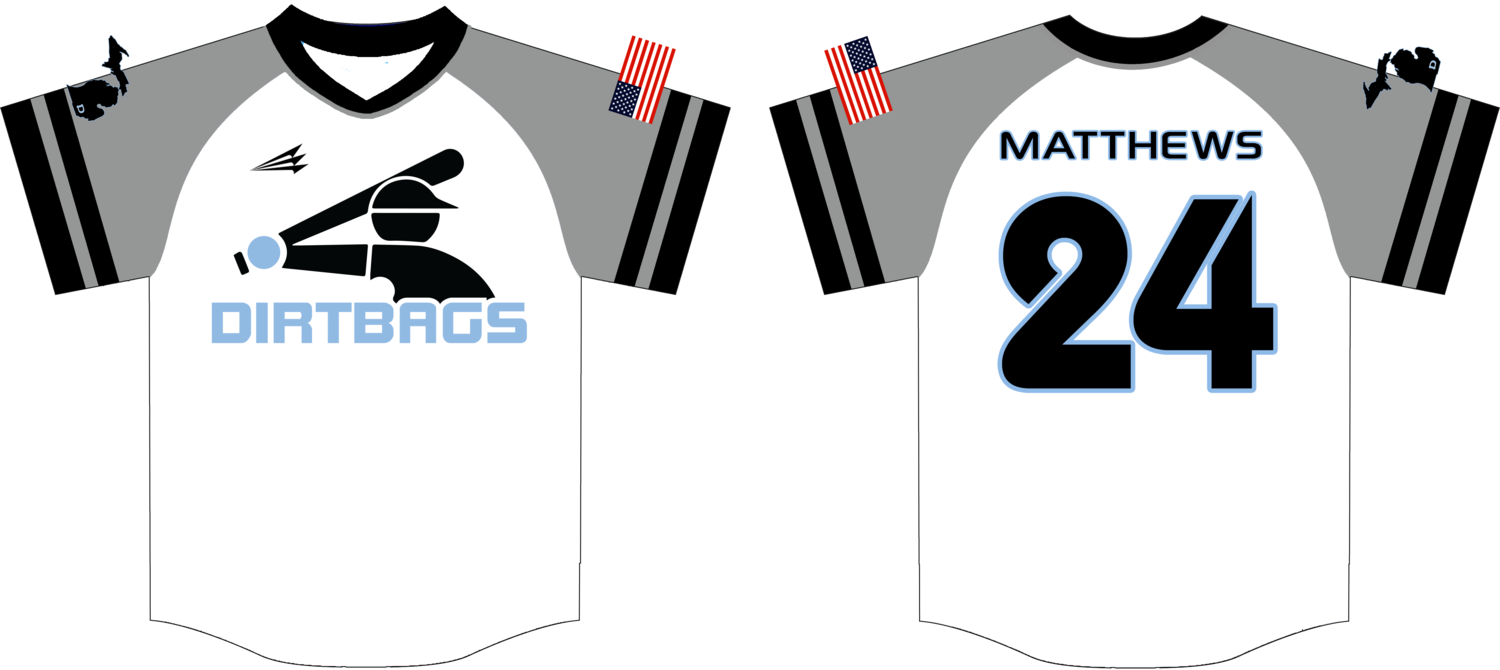 Adrian Dirtbags Custom Hexaflex Baseball Jersey #J9C
