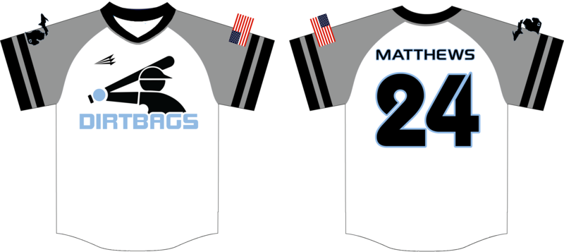 Adrian Dirtbags Custom Hexaflex Baseball Jersey #J9C
